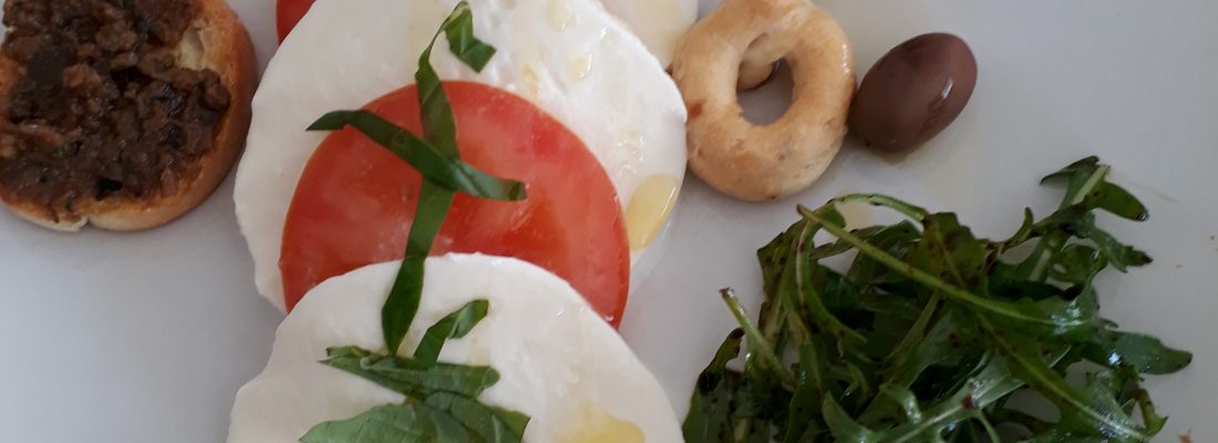 Caprese tomat och mozzarella